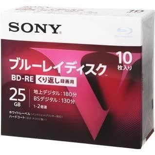 SONY BD-RE 25GB 10枚入り