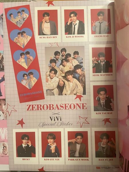 ZEROBASEONE × ViVi スペシャルステッカー 未使用