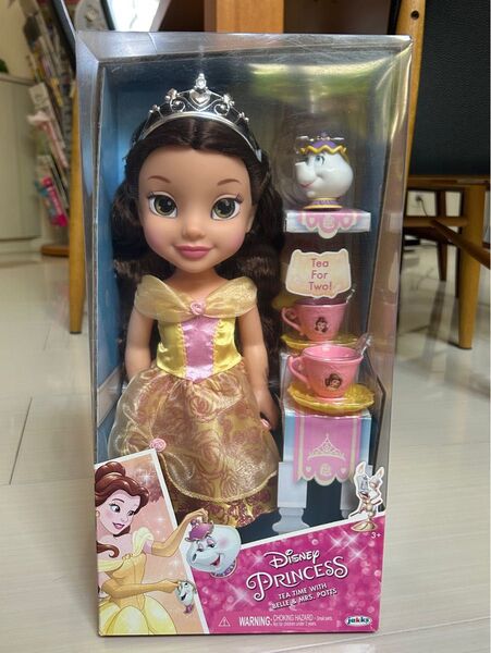 ディズーニープンセス ベル 人形 ティーセット付き ドール ディズニー 人形 ディズニープリンセス Disney