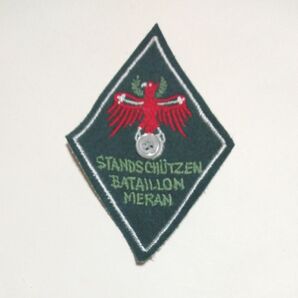 WW2ドイツ軍「Standschtzen Battalion meran」地方民兵大隊 袖章 / 国民突撃隊