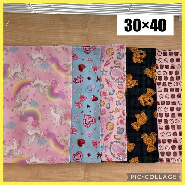 ランチョンマット30×40 女の子 5枚セット