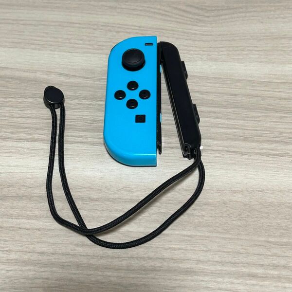 Nintendo Switch ジョイコンネオンブルー L ジャンク 純正 ストラップ