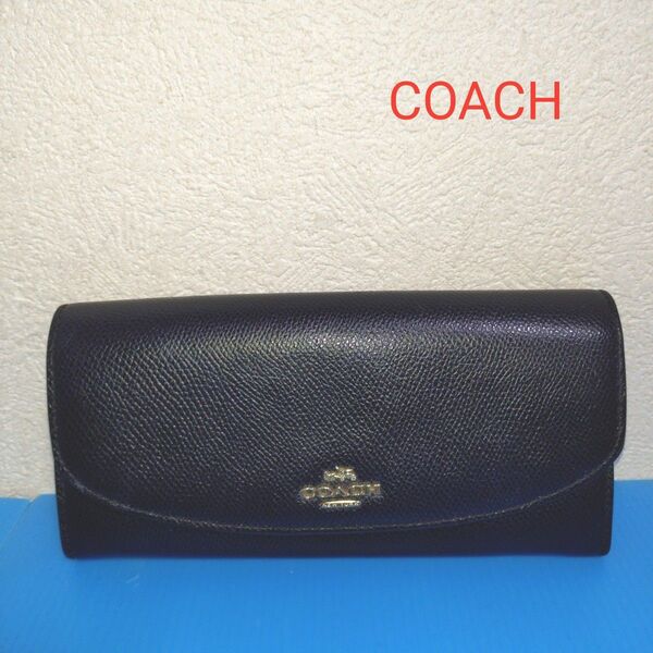 COACH F52628 ロングウォレット レザー 長財布