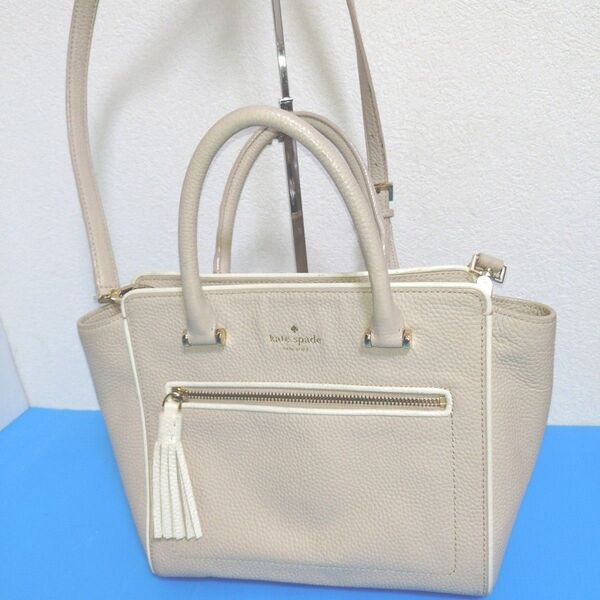 Kate spade NEWYORK 2WAYショルダーバック ピンクベージュ
