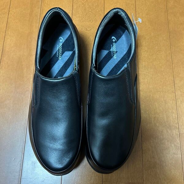 MOONSTAR ムーンスターmen's 革靴 27cm ブラック未使用箱なし