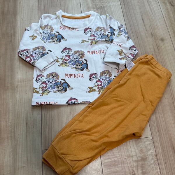 パウパトロール パジャマ 長袖パジャマ 80