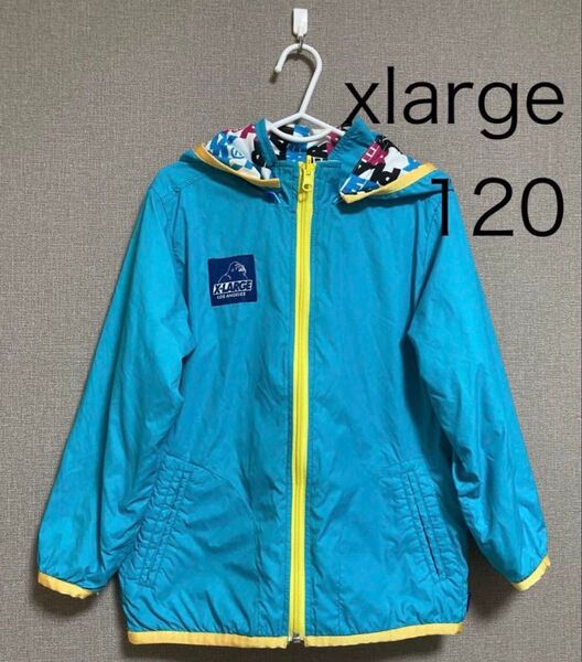 XLARGE エクストララージ リバーシブル ウインドブレーカー 120cm