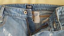 【美品】★D&G ドルチェ＆ガッバーナ★クラッシュ加工 デニムパンツ サイズ30_画像6