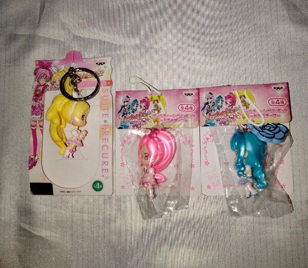 ■ハートキャッチプリキュア ボールチェーン付フィギュア2+キーホルダー1の3種セット!!■