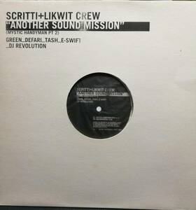 【廃盤12inch】Scritti + Likwit Crew / Another Sound Mission (Mystic Handyman Pt 2)