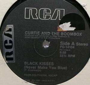 【廃盤12inch】Curtie And The Boombox / Black Kisses (Never Make You Blue)