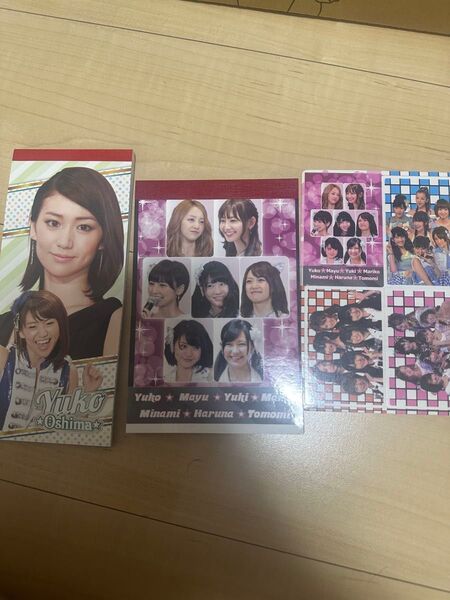 akb48 大島優子 メモ帳 シール セット