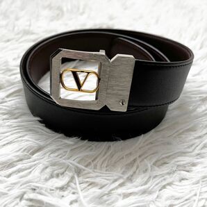 極美品 VALENTINO GARAVANI レザーベルト リバーシブル