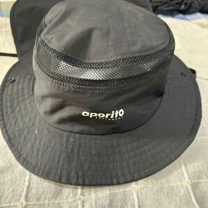 apetito アウトドアハット 黒 ブラック メッシュ