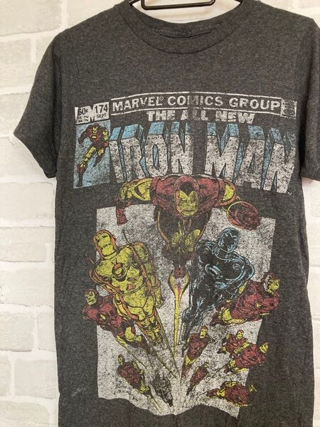 MARVEL IRON MAN RETRO プリントTシャツ S