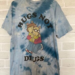 ARTHUR HUGS NOT DRUGS タイダイTシャツ Lサイズ
