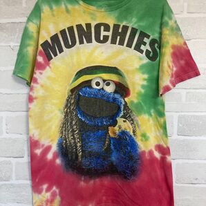 MUNCHIES クッキーモンスター タイダイ Tシャツ 古着 M