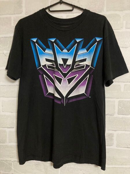トランスフォーマー プリントTシャツ ブラック 古着 TRANSFORMERS - M