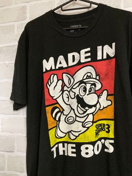 Super Mario 3 スーパーマリオ Tシャツ ブラック XLサイズ 古着