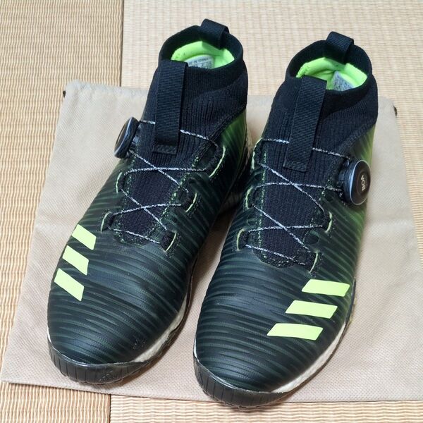 adidas アディダス ボア ブースト ゴルフシューズ 23㌢ グリーン