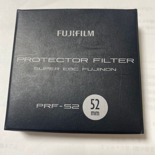 Fujifilm カメラレンズフィルター PRF-52 プロテクターフィルター (52mm) ブラック