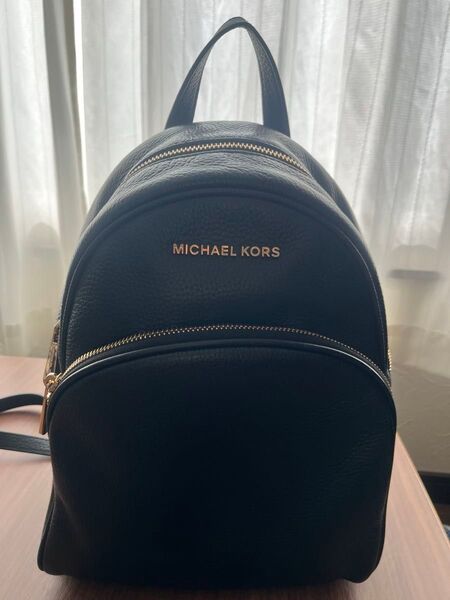 MICHAEL KORS マイケルコース リュック ゴールドファスナー バックパック ブラック
