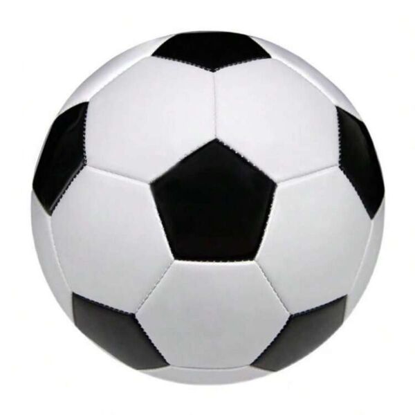 サッカーボール サッカー 5号 5号球 新品 未使用 黒 白 ブラック ホワイト 室内用 室外用社会人 学生 大学生 高校生