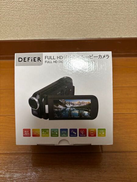ディフィール DF-VCAMBK フルHDデジタルムービーカメラ ブラック 未使用