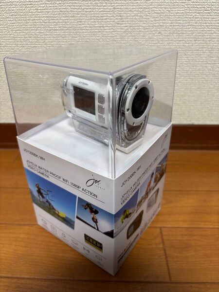 joyeux (ジョワイユ) 防水 フルハイビジョン WiFi 対応 アクションビデオカメラ ホワイト JOY200WH ホワイト