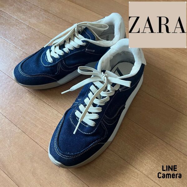 ZARA デニムスニーカー 39 人気