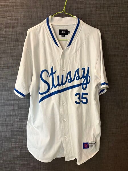 15SS 35周年 stussy ステューシーベースボールシャツ ゲームシャツ