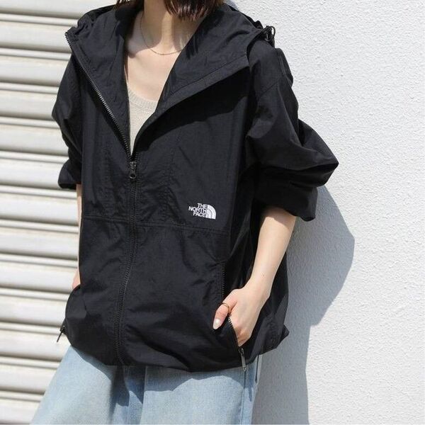 未使用【THE NORTH FACE/ ザ ノースフェイス】 COMPACTJACKET コンパクトジャケット ブラック M