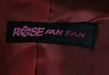 古着☆ROSE FAN FAN☆ローズファンファン☆ベロアテ－ラードジャケット☆黒M_画像2