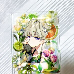 【緑系】B8硬質カードケース トレカケース デコ