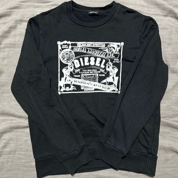 DIESEL 長袖トレーナー 黒 キッズ.ジュニア16Y