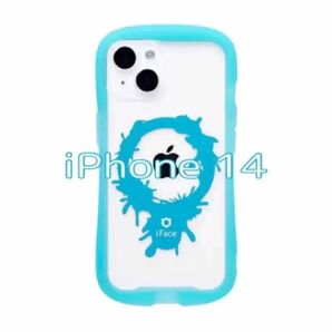 iFace Reflection Neo iPhone 14 ケース MagSafe 対応 (クリアブルー/ペイント)