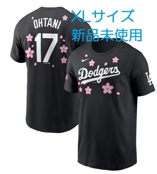 XLサイズ 新品未使用 ブラック 村上隆 MLB Dodgers OHTANI 背番号 Tシャツ 野球 MLB TOKYO