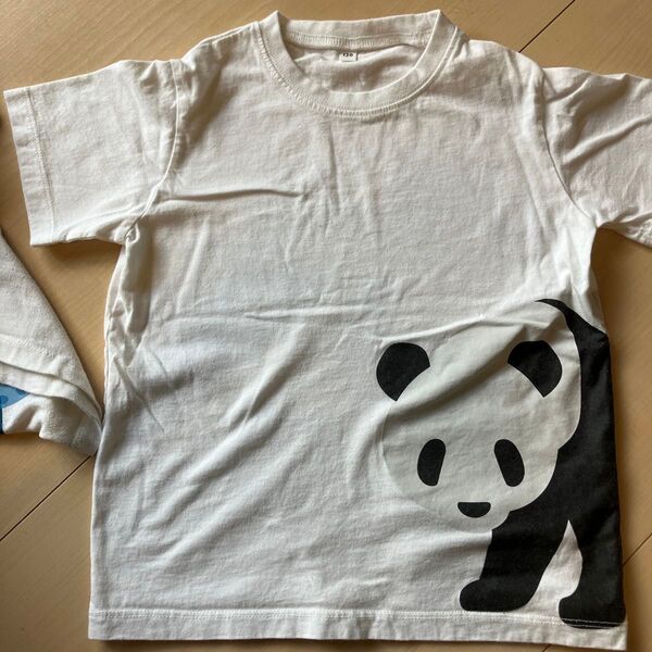 パンダ柄Tシャツ 120サイズ 無印良品