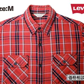 Levis タータンチェック ワークシャツ【美品】