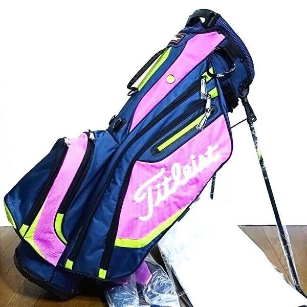 タイトリスト キャディバック Titleistゴルフバック 限定 正規品 キャップ ネームプレート バックタグ ゴルフ 送料無料