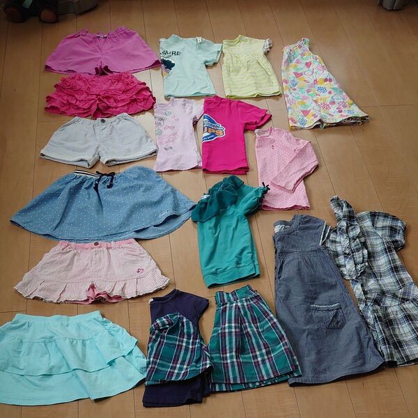 夏服☆女の子 子供服 古着 まとめ売り☆サイズ120〜130cm