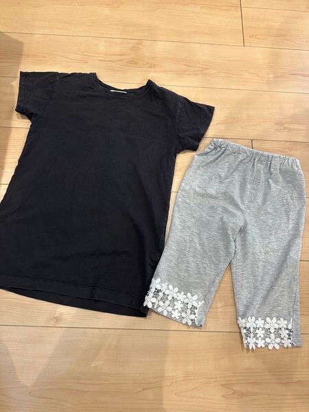 クーポンで300円 女の子 ミニワンピース ハーフパンツ 120
