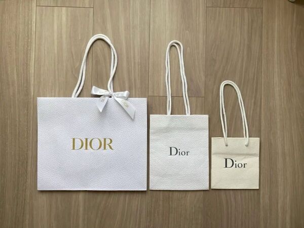 Dior ディオール ショッパー ショップ袋 3種 各1枚 計3枚