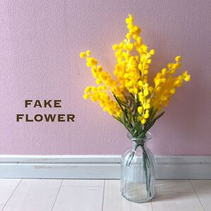 ミモザ 造花 インテリア 春 ドライフラワー スワッグ 結婚式 フェイクグリーン 観葉植物 一輪挿し 夏 ナチュラル 韓国