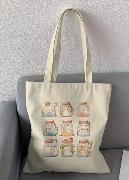 猫柄トートバッグ ⑥