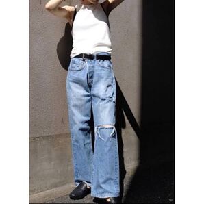 BASICKS ヴィンテージ Levi's リメイクデニムパンツ