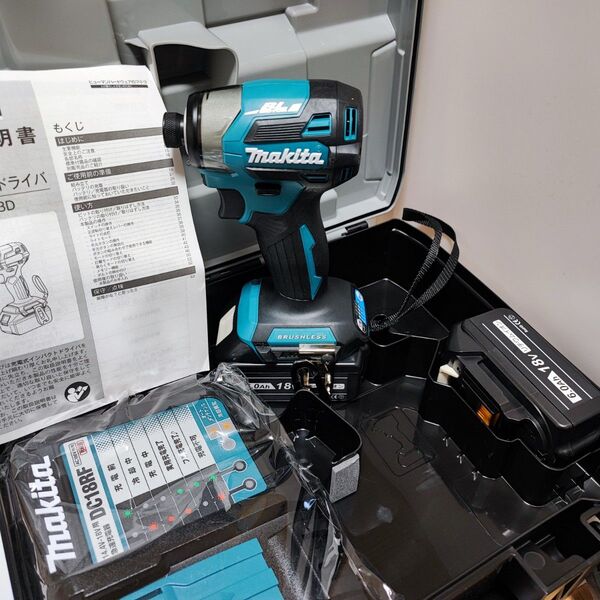 ブルー Makita マキタ 18V インパクトドライバー TD173