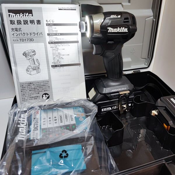 ブラック Makita マキタ 18V インパクトドライバー TD173