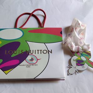 LOUIS VUITTON x 村上隆 コラボ ショッパー リボン タグ セット