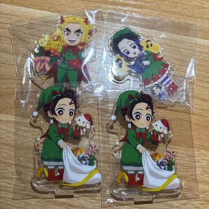 鬼滅の刃 クリスマス アクリルスタンド 4点セット